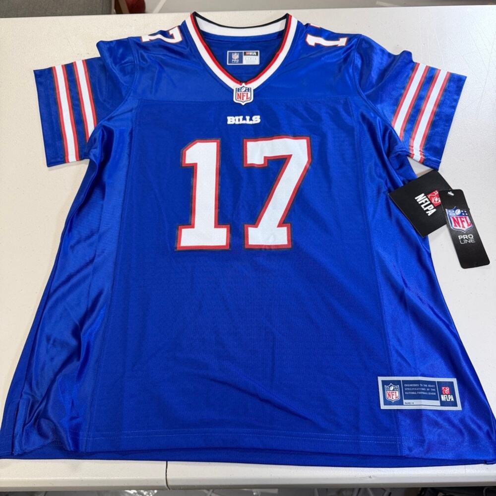 Josh Allen Buffalo Bills NFL Pro Line Women's Jersey Blue Large NWT